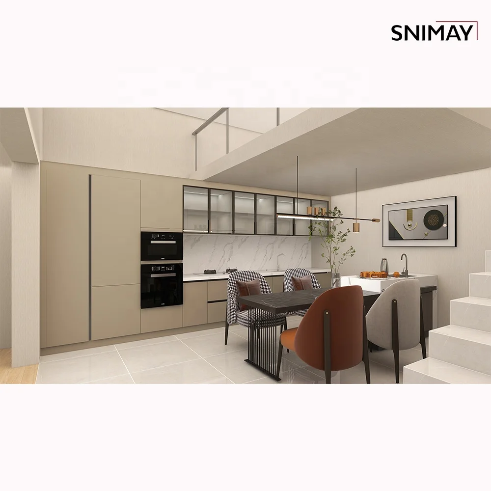 Kitchen Furniture Matt Finish Laminate Modern Kitchen Cabinets