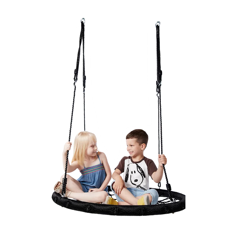 
High quality 2020 new arrival garden baby outdoor 100cm web easily assemble spider bird nest swing net swing 