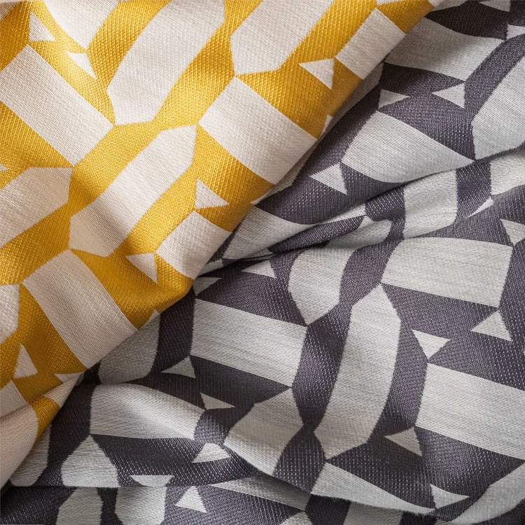 100% polyester woven jacquard curtain fabric designs jacquard fabric for curtains stocks