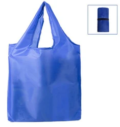 Washable grocery tote bag promotional eco-friendly Waterproof Polyester Mini Store large Folding Shopping bag reusable
