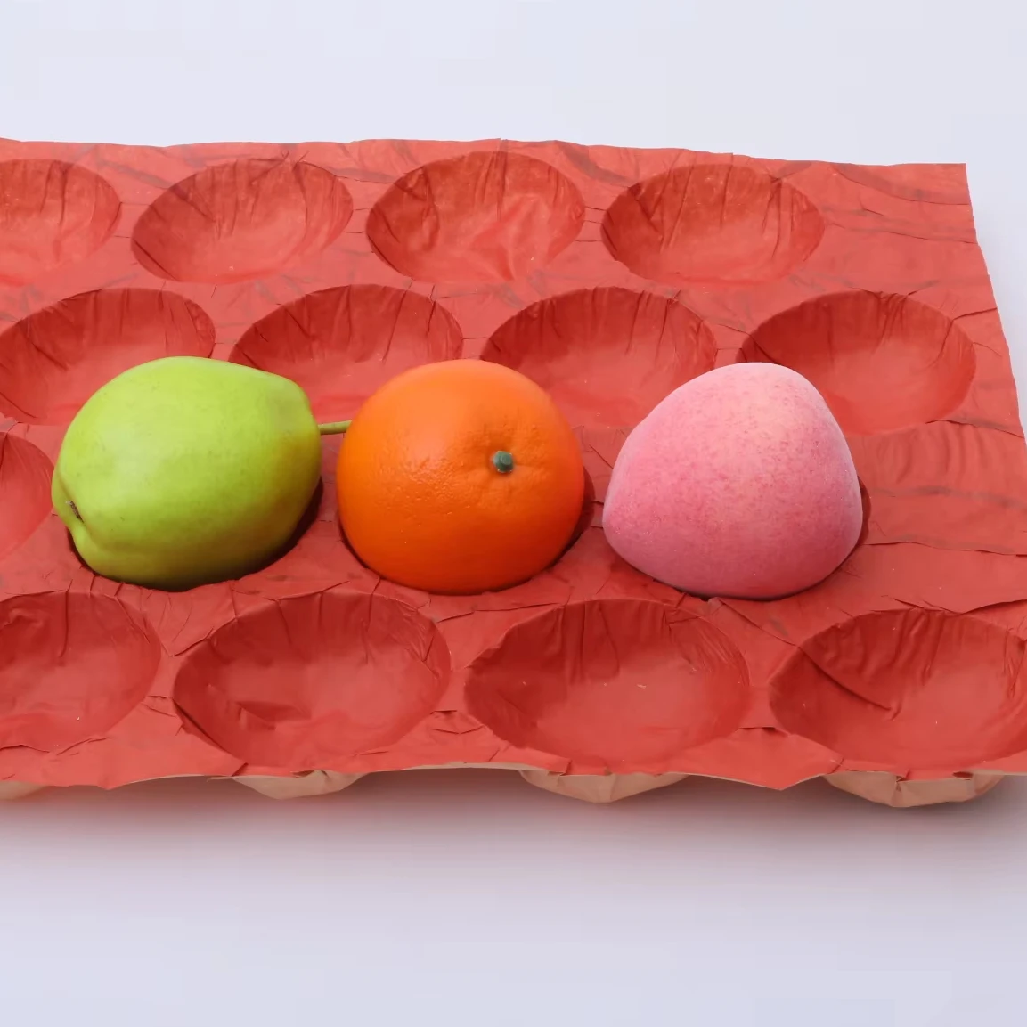 Avocado Apple Orange Alveolos Clamshell Fruits Paper Molded Pulp Tray  alveolo 30 x 40 embalaje