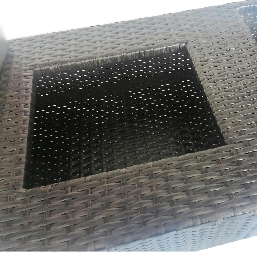 Factory Wholesale Clear Acrylic Rattan Bar Cart with Glass Tabletop and Stainless Steel Connector Green Silver Gold Silkscreen