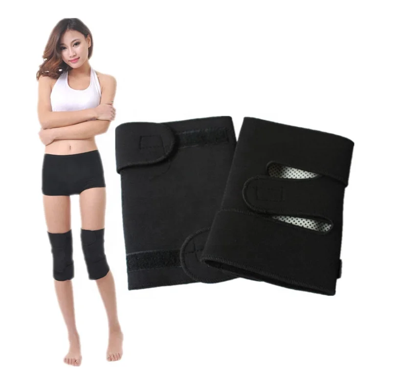 Hot Selling Tourmaline Magnet Warm Self-heating Knee Support Pad for Knee
