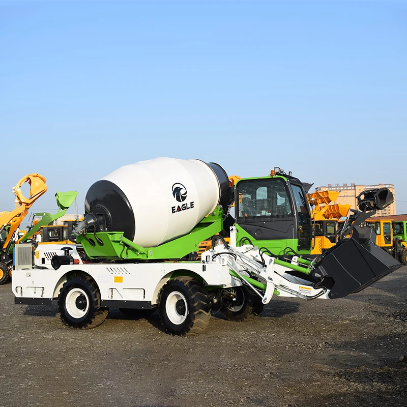 4000rw Mixing Cement Machine 4m3 Self Loading Concrete Mixer Truck For Sale In Dubai