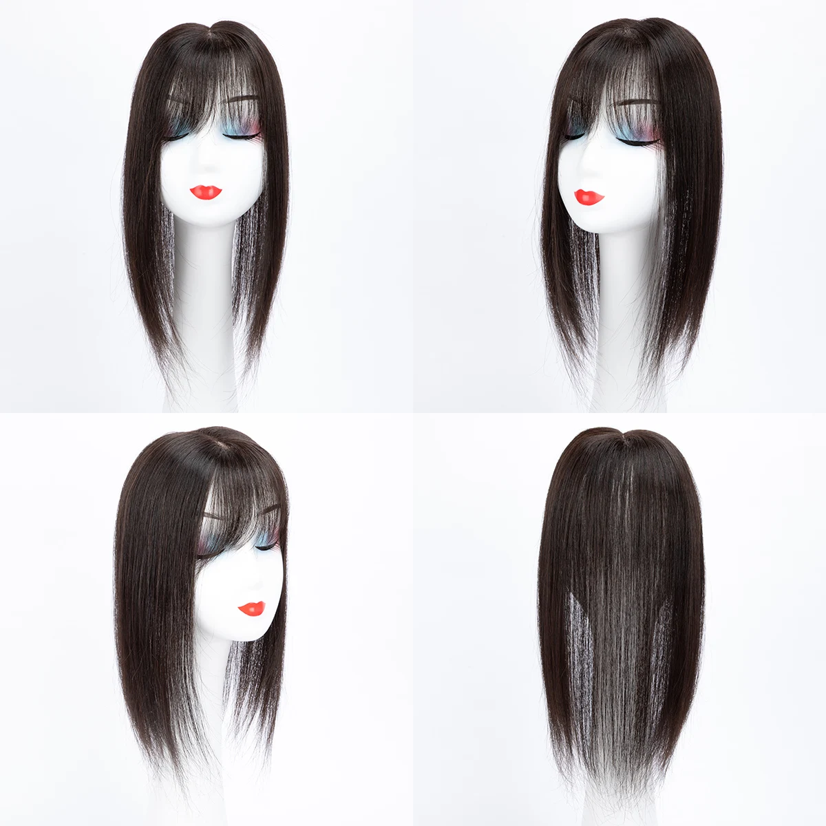 Factory Hot Selling Hair System Mono Toupee for Women Natural Straight Chinese Cuticle Remy Hair Topper  in stock