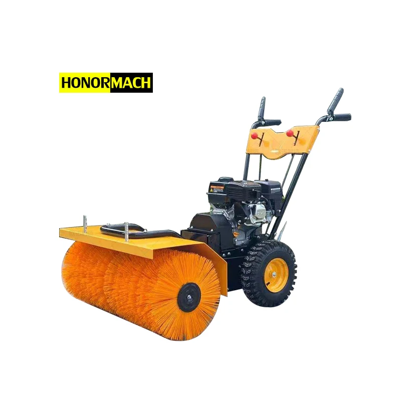 EPA CE Full Gear Multifunction Sweeper Snow 13hp Diesel Gasoline Engine snow sweeper Snowplow