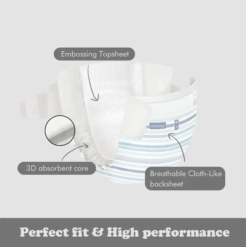 The newest high absorbent baby diaper