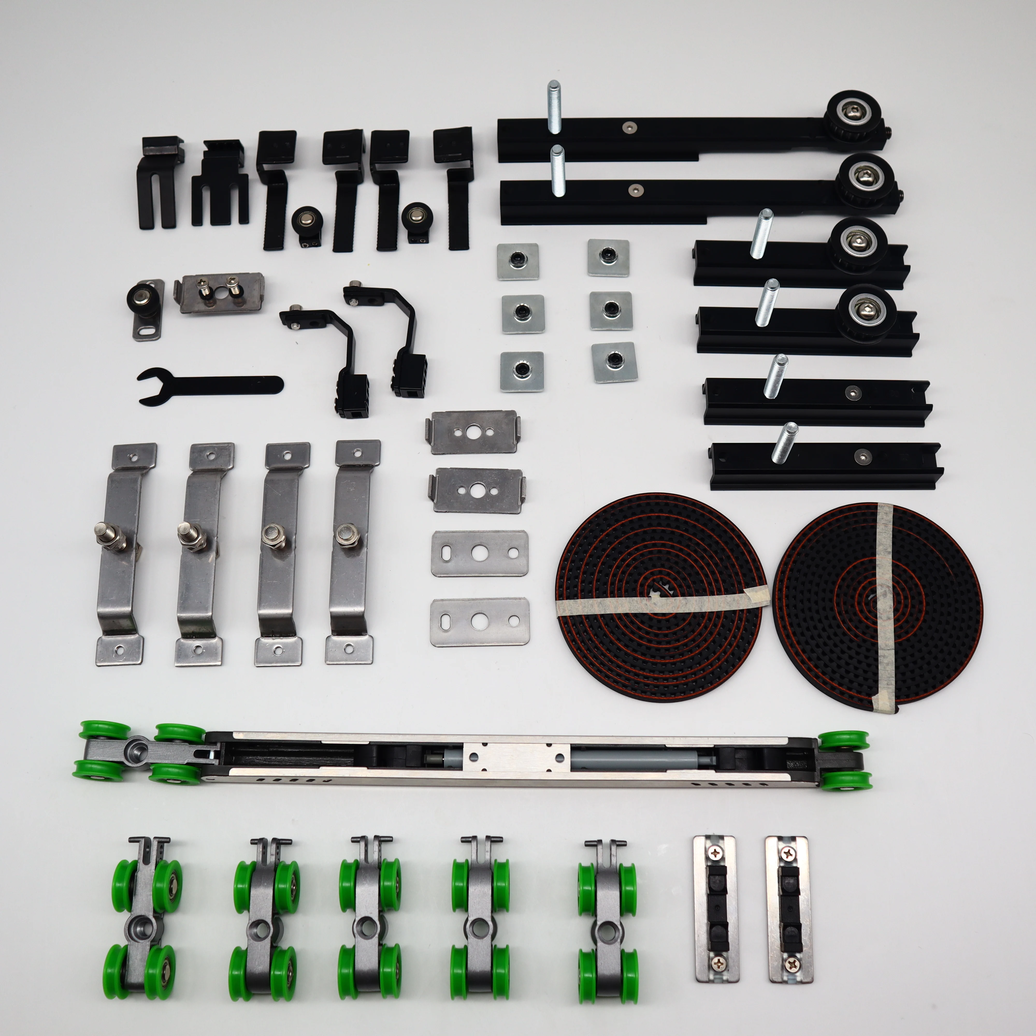 3+1 Telescopic door fitting for slim profile 1fixed+3 activity Slim Profile sliding hardware