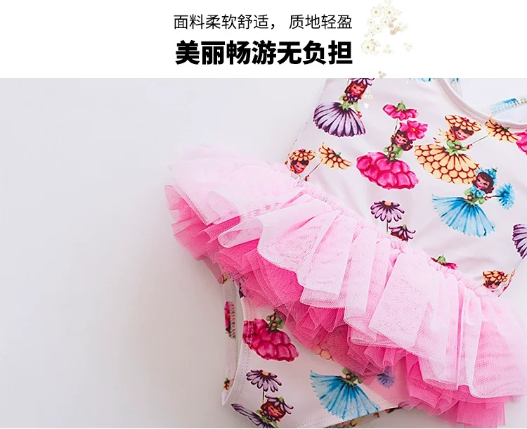 Ruffle Sleeve Bikini One-Piece Swimwear Girls Swimsuit Bathing Beach Newborn Kid swimwear one piece baby girls swimwear