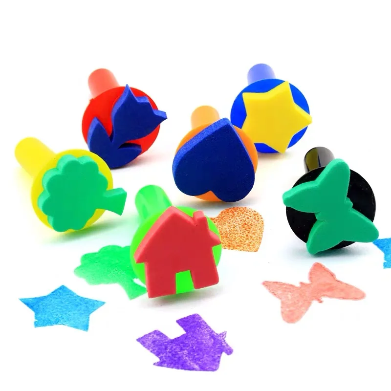 Kids Party Favors Best Sell Self Inking Stamps Mini Plastic Toys Pirate EVA Stamp