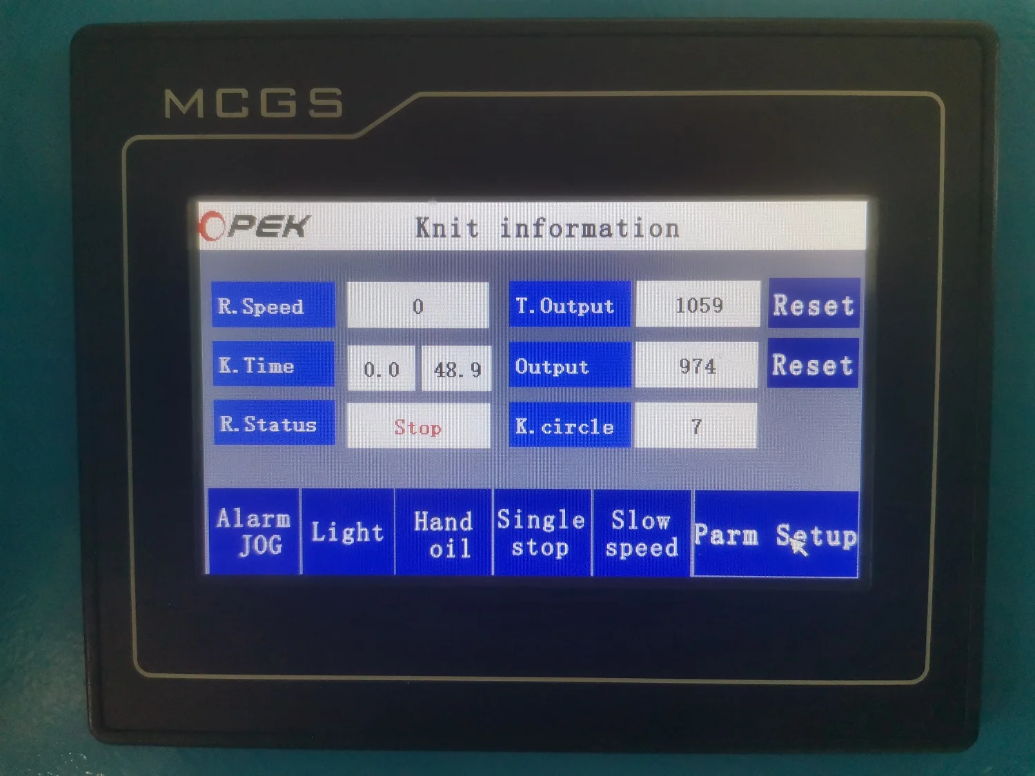 seamless circular knitting machine