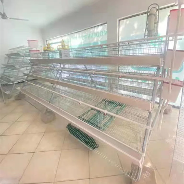 Hot sales A type 3 layer 4 door poultry chicken cage