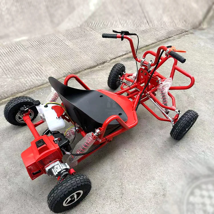 Zhuoyuan New 63cc Drift Karting Dirt Buggy Children Karting Carting Car Mini Drift Go Kart