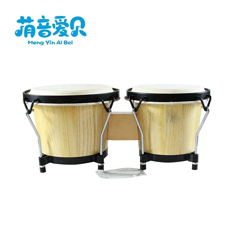 Hot Sale musical instrument professional wooden bongo drum