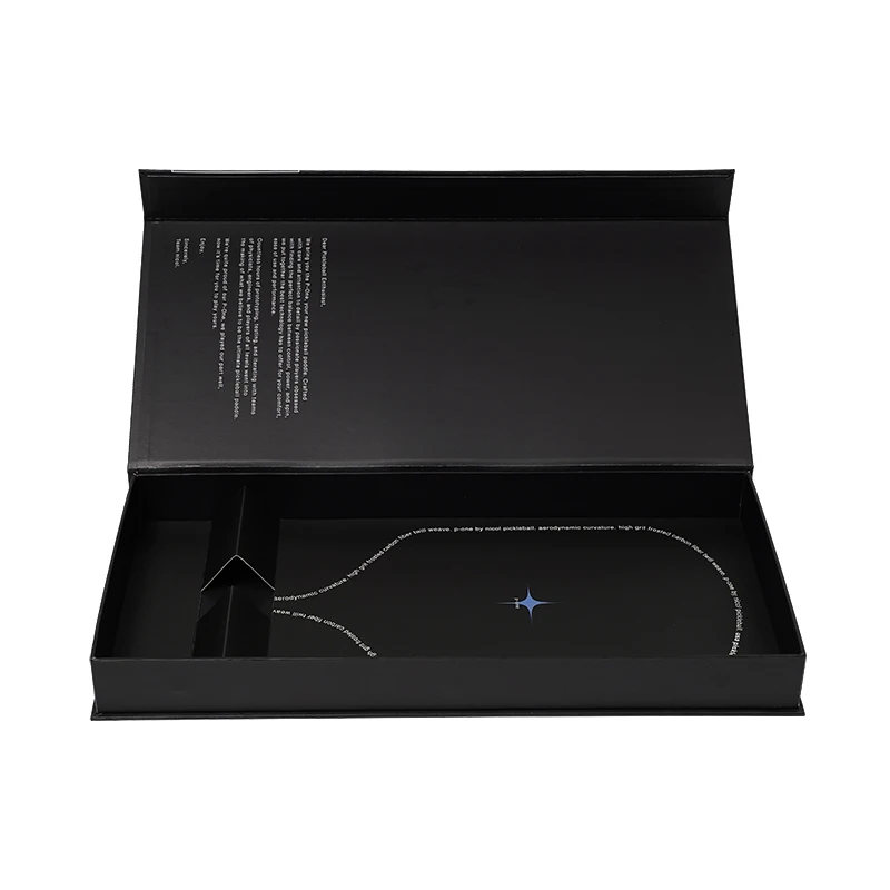 Wholesales Custom Luxury  Rigid Cardboard Pickleball Paddle Set Packaging Beach Tennis Padell Racket Paper Gift Magnetic Box