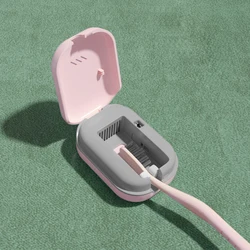 New arrival personal multi function mini portable uv sterilizer toothbrush box with heat