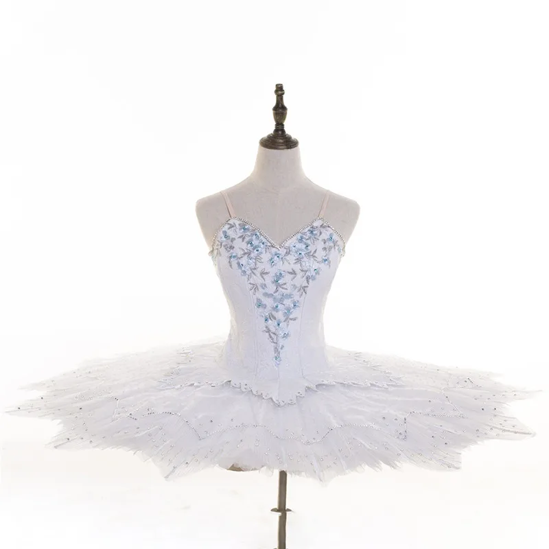 Unique Design Adult Performance Competition Wear White Swan Ballet Tutu Professional