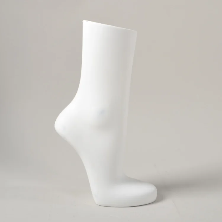 hot sale fiberglass socks display foot mannequin