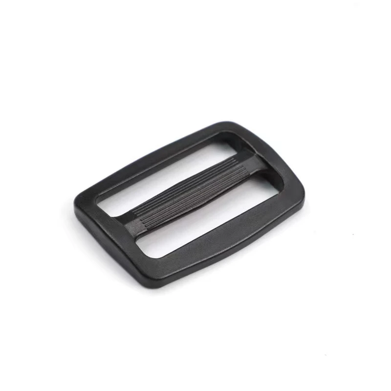 Adjuster Plastic Tri Glide Slider Buckle 25mm 38mm 50mm  Black Webbing  for School Bag Backpack