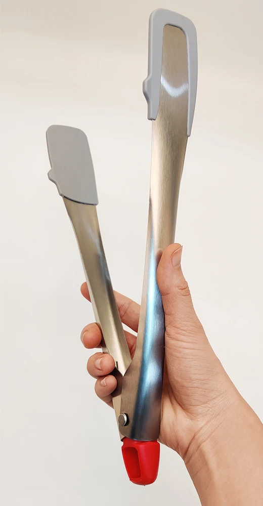 2024 New Design Kitchen Tongs Stainless Steel Silicone Anti-Scratch Steak Tweezers Utensils Kitchens Tool
