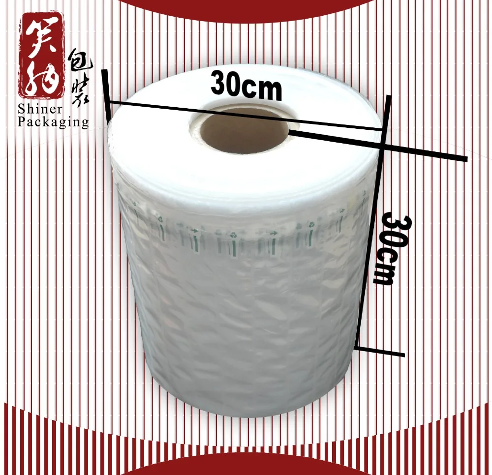 air column bubble film roll for making bag and packing fragile goods