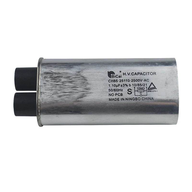 CH85 2500 v 1.1UF blue color microwave high voltage capacitor drying equipment high voltage capacitor