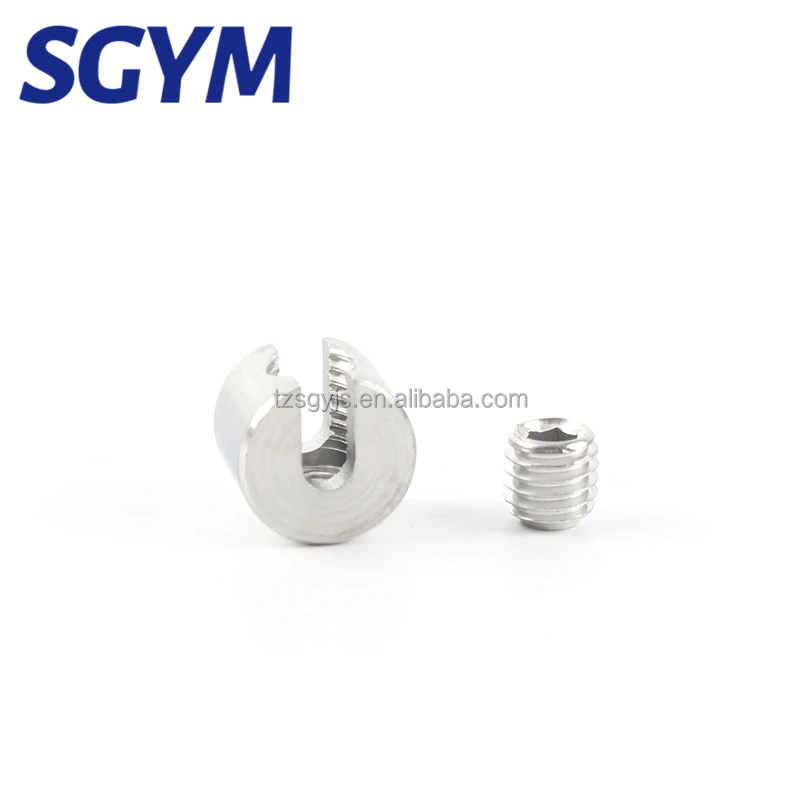 SGYM 2mm Rope Clips Stainless Steel 316 Rigging Hardware  Wire Rope Fittings Cable Clamp