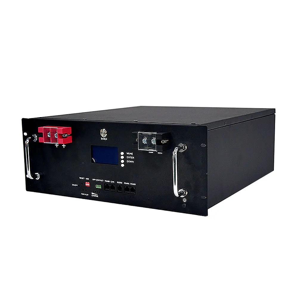 Lithium Ion Lifepo4 Battery 48V 51.2V 100Ah Lifepo4 Rack Mounted Solar Battery Pack for Engine room PC and family