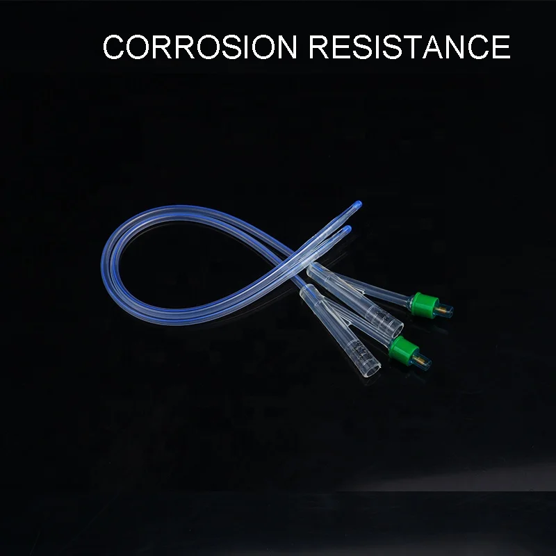 Medical  stomach tube Triple catheter soft  multi hole silicone drainage tube 20mm silicone gastrostomy tube