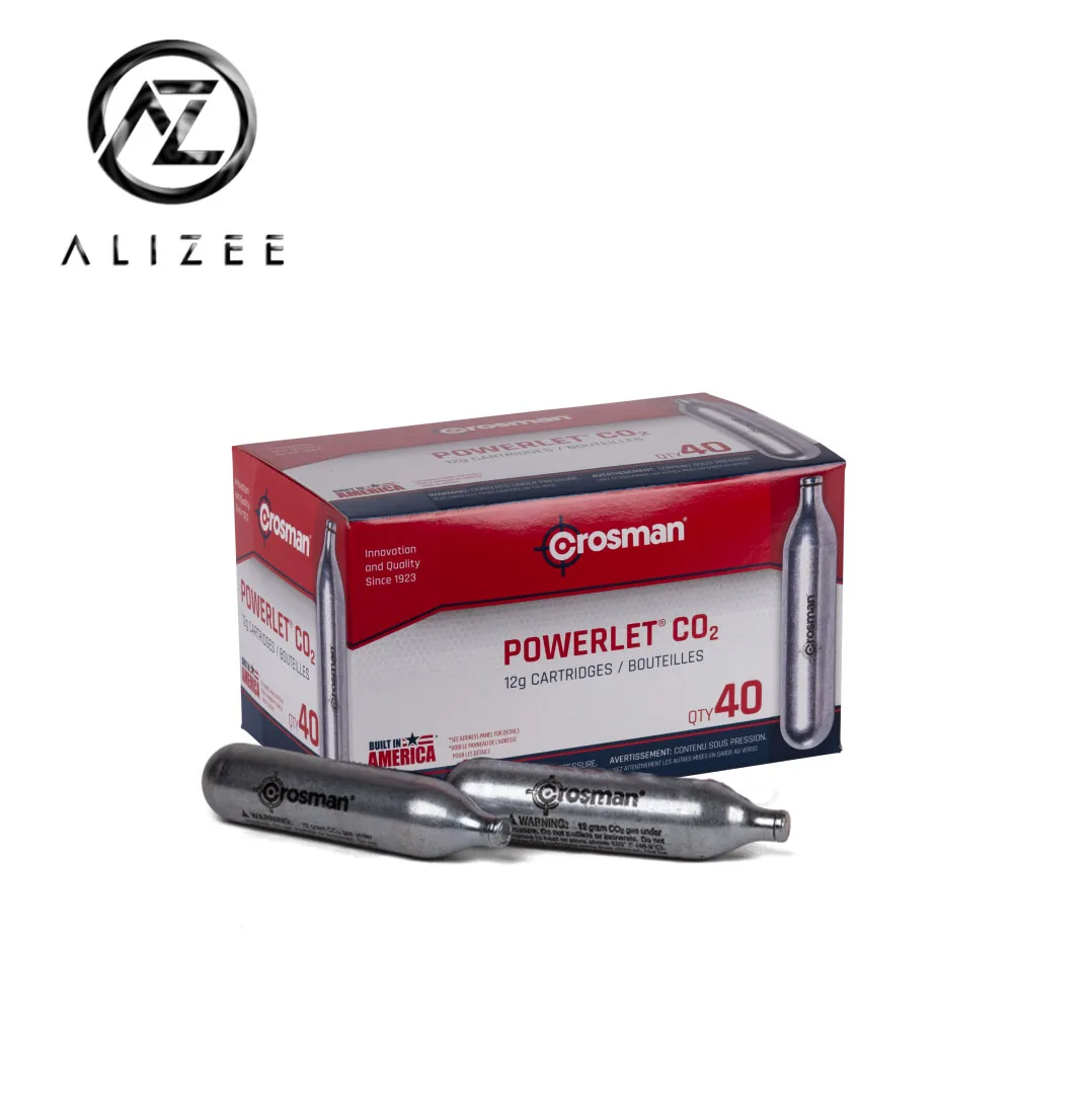 High pressure crosman 90 gram 12 gram co2 cartridges for airsoft guns