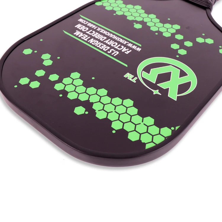 Sport products Aramid Carbon Fiber Honeycomb Filling Pickleball paddle racket with beautiful