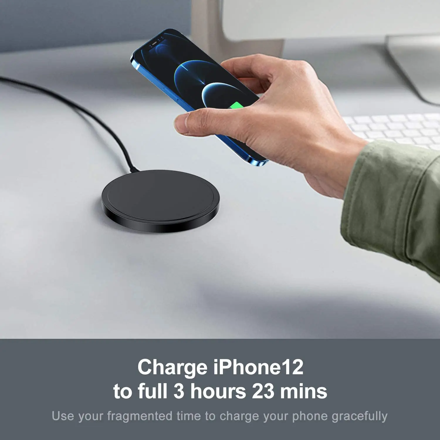
Wireless Charger Magnetic 7.5W 10W 15W 3 in 1 Wireless Charger fast Charge For iPhone 12 pro type C fast charger set for ipods12 