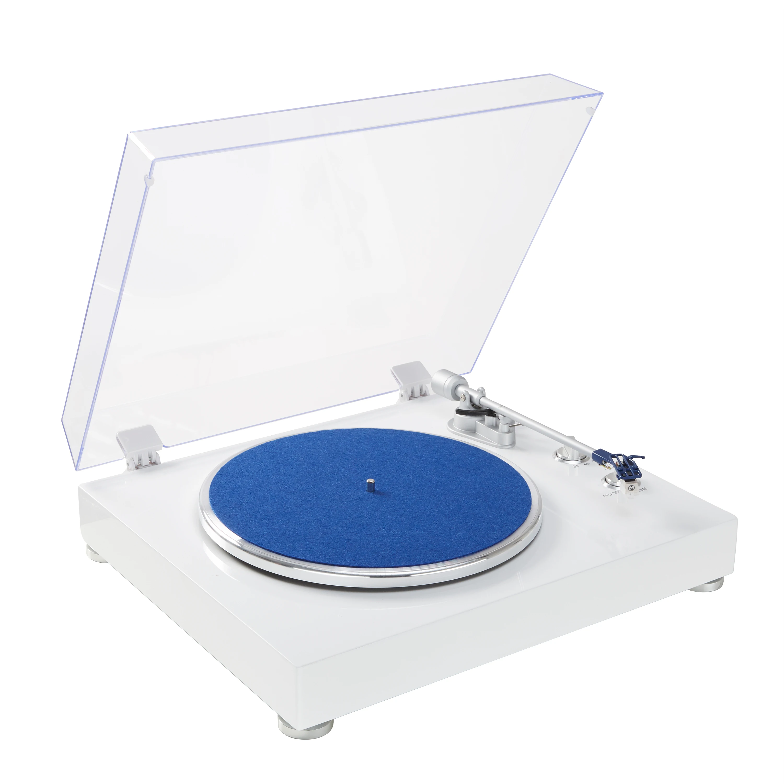 Audio-Technical AT-3600L Fully Automatic Belt-Drive Stereo Turntable Black Hi-Fidelity Plays 33 1/3 and 45 RPM Vinyl Records