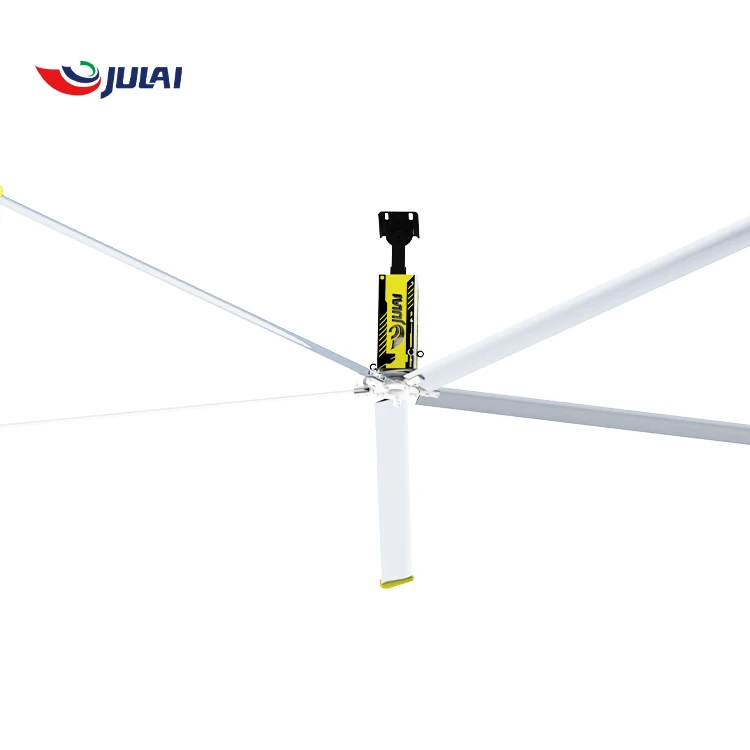JULAI OEM 7 3 m/24ft HVLS промышленный потолочный вентилятор для