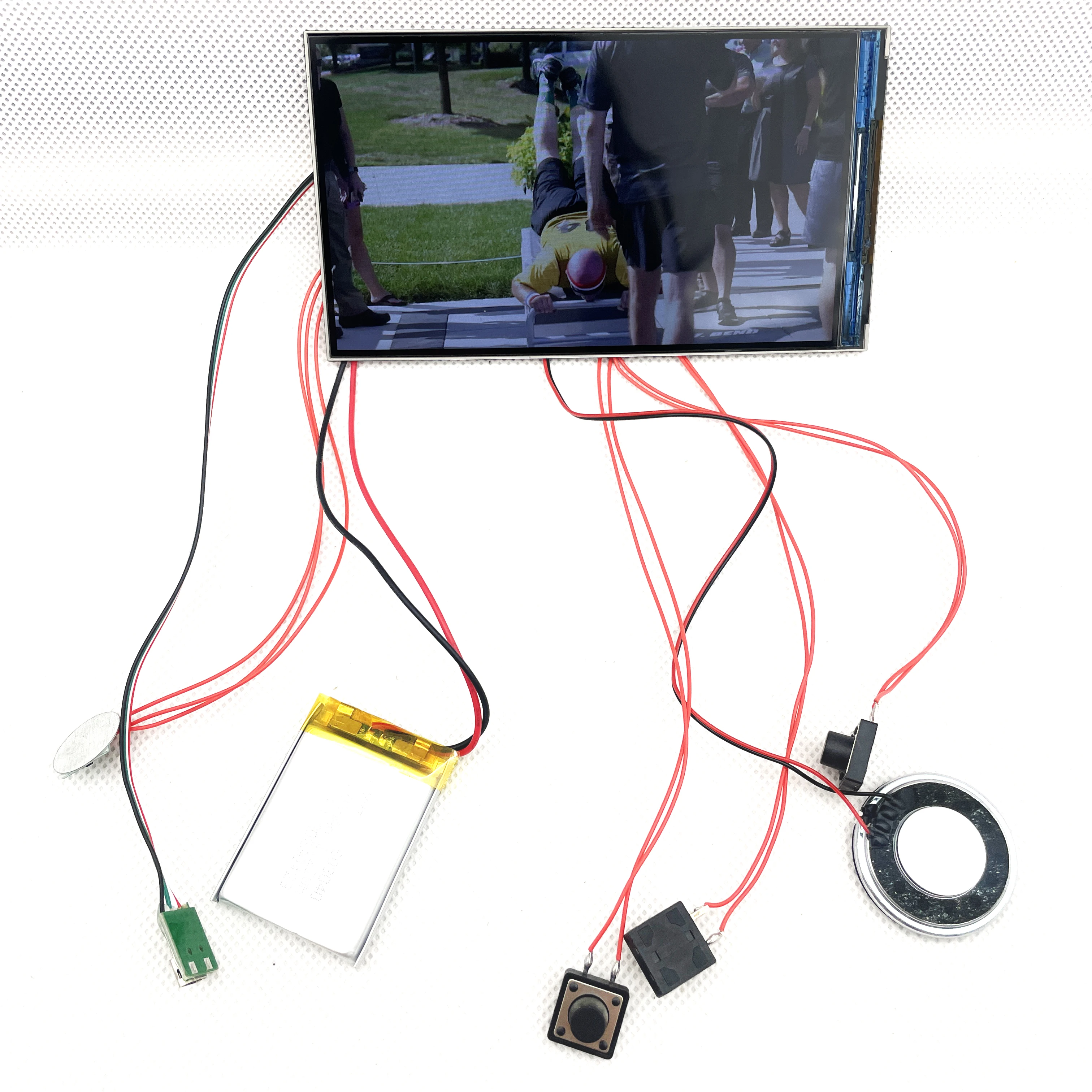 Customized 5 Inch  Tft Lcd Module 16:9 Display Tft Module For Video Brochure Card