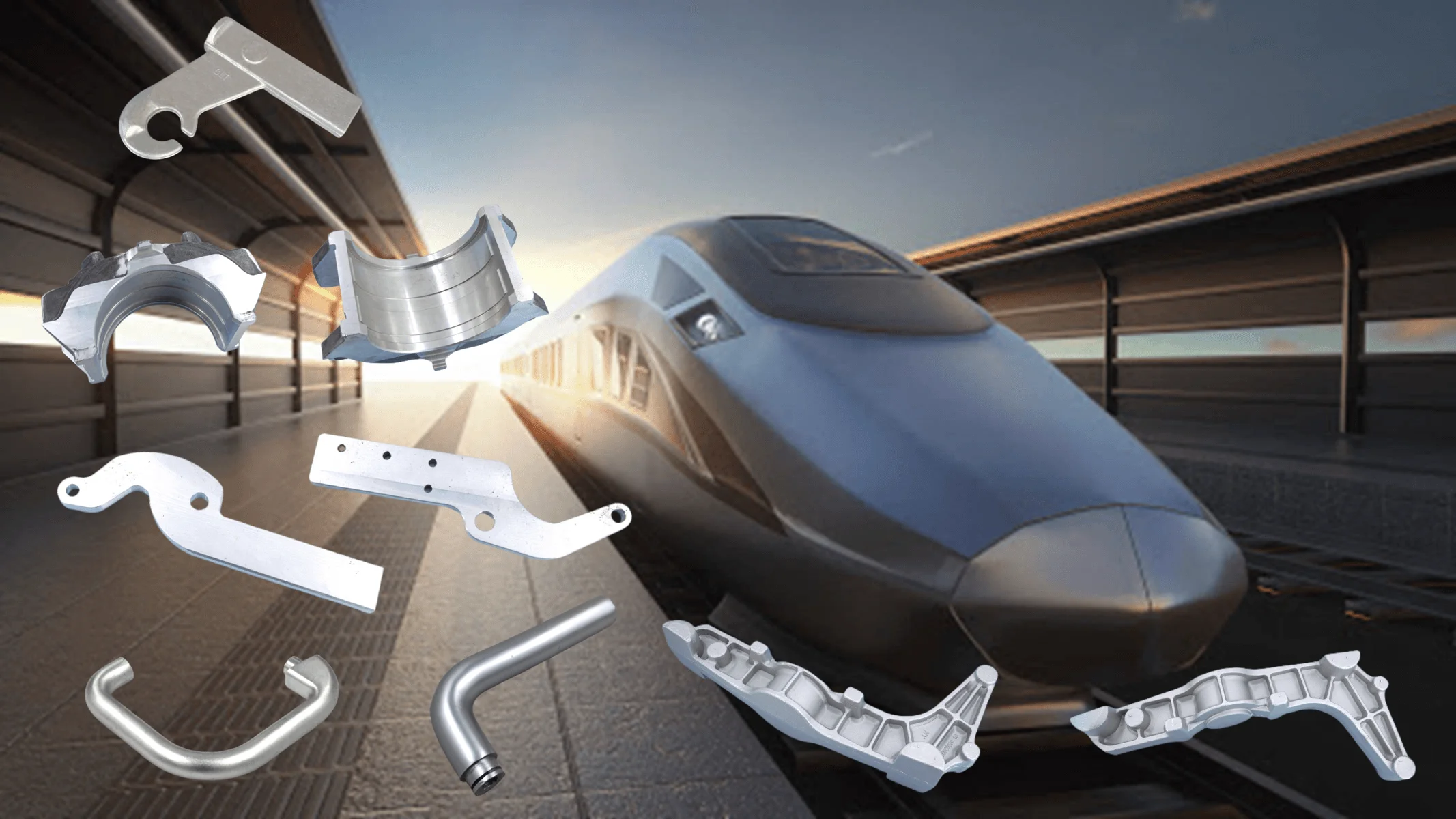 CNC Certificated Train Parts Accessories, Train Spare Parts Produce Train Parts And Accessories, Vehicles Forged Parts