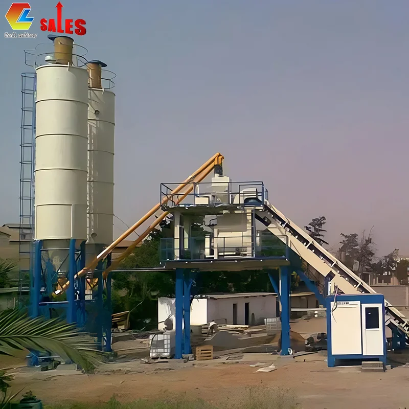 Wet Mix Batching Station Batching Plant Concrete Ready Mixing