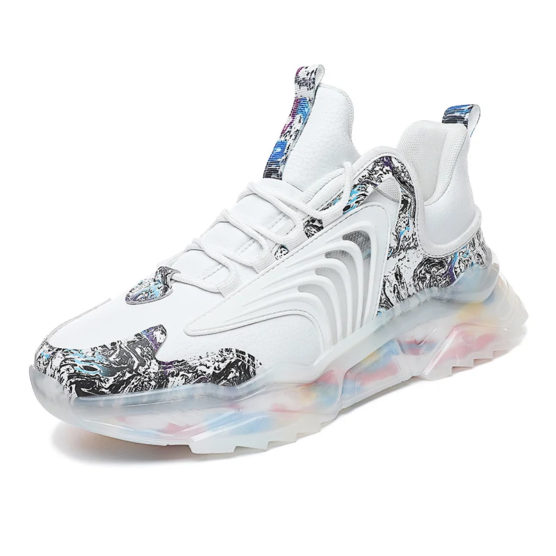 Dropshipping High Quality Casual Chunky Shoes Thick Bottom Walking Footwear Men Shoes Manufacture Men Sneakers