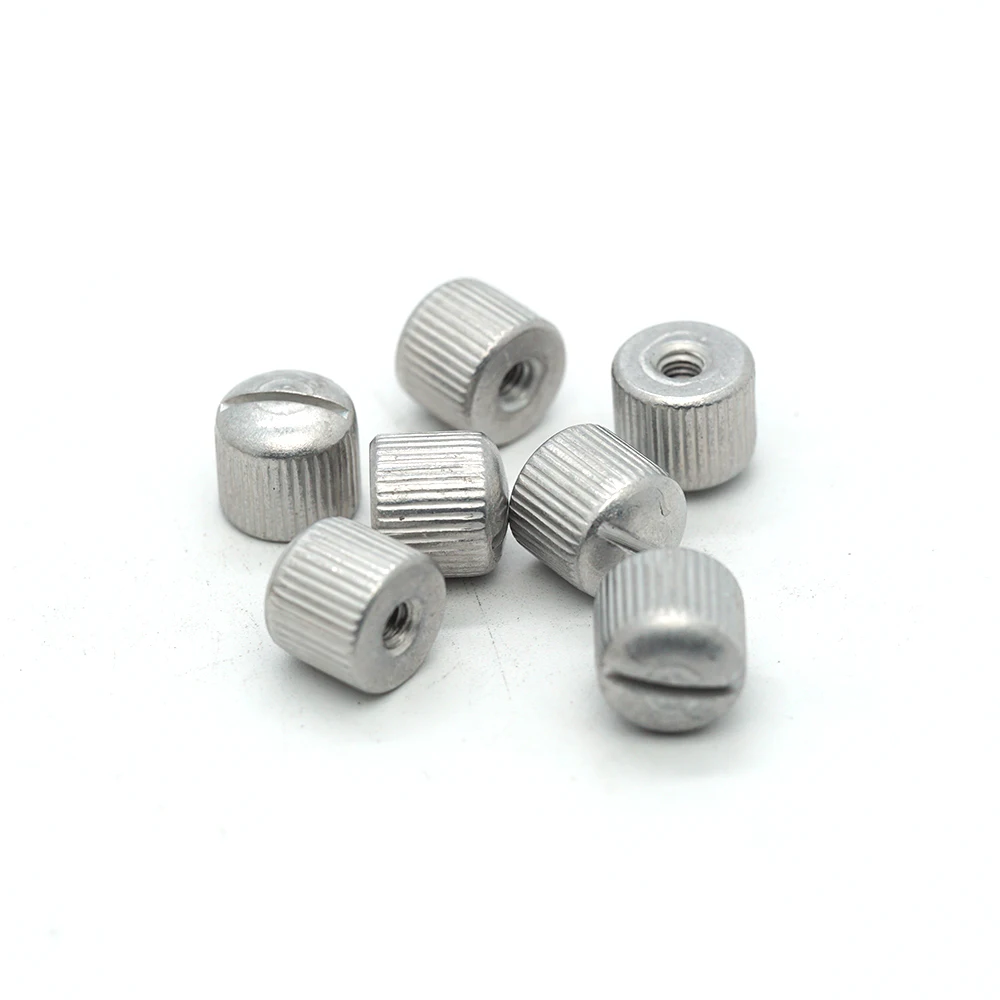 High Quality Brass Barrel Nuts Aluminum Stainless Steel Metric Round M3 M4 M8 M10 Thumb Knurl Nut