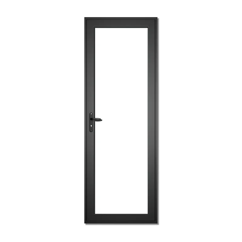 AS2047 Australian French Interior Doors Aluminium Glass Casement Door Swing Entrance Aluminium Glazed Doors with Security Screen