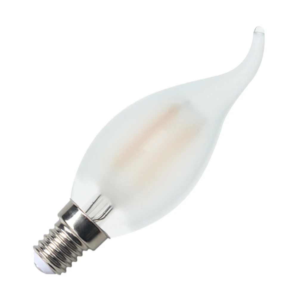 Frosted C35T candle led lights decorative filament bulb E14 E27 B22 2W 4W