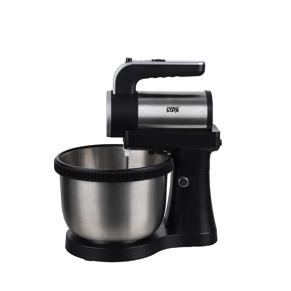 WINNING STAR 450w 220v-240v 4.5 L Electric Hand Mixer ST-5532 5 Speed Stand Mixer With Stainless Steel Bowl