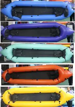 Inflatable boat 395cm 2 person pack raft calm water packrafting ultra light tpu packraft