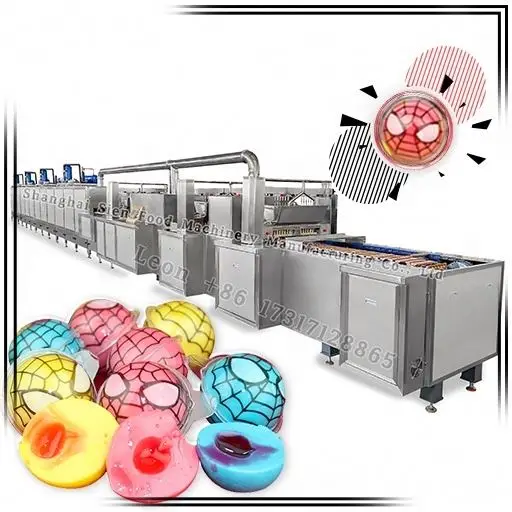 Industrial Automatic 3D Eyeball Soft Gummy Jelly Candy Eye Ball Gummy Candy Machine Manufacture Production Line