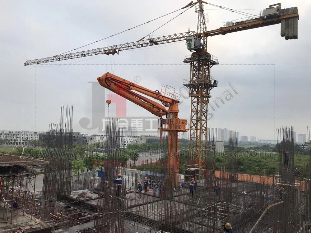 
28m 33m Hydraulic Self-Climbing Concrete Tower Placing Boom Without Counter Weight on Sale 