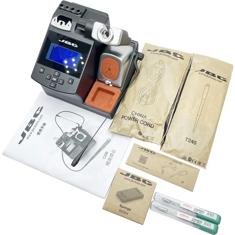 Wholesale Digital Display Rework Soldering Equipment Jbc Cd-2bhqf Soldering Iron High Frequency Motherboard Repair