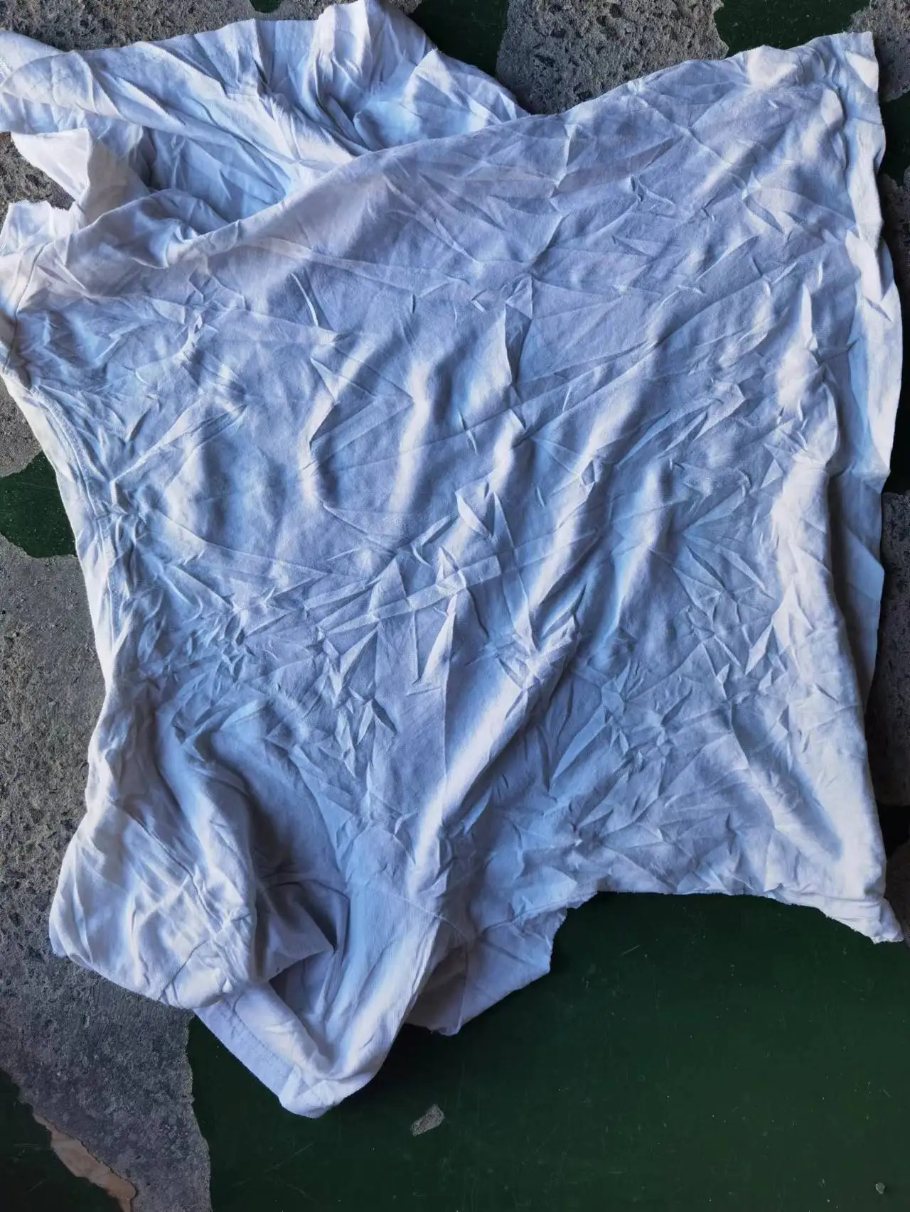 Белые хлопковые тряпки, белые переработанные тряпки, белая Очищающая тряпка для океана