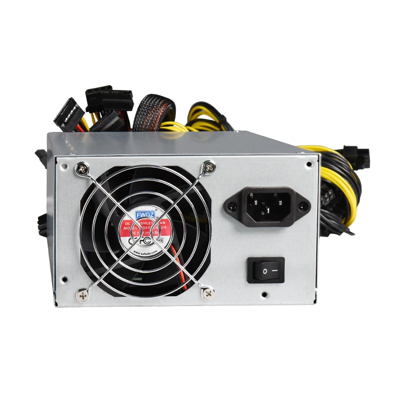 Блок питания 2500 Вт 1850 Вт для RX470 RX580 RX570 RX560 Pico PSU ATX Machine