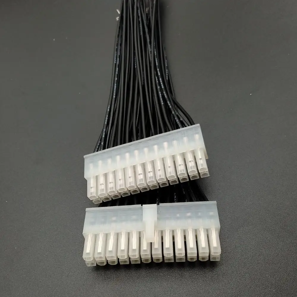 C3030 Molex Mini micro-fit 3.0 male to female computer power 24 pin connectors wire wiring cable harness