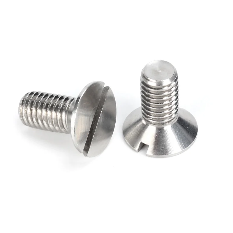 DIN 963 M8*17 2205 Duplex Stainless Steel Slotted Countersunk Head Machine Screws